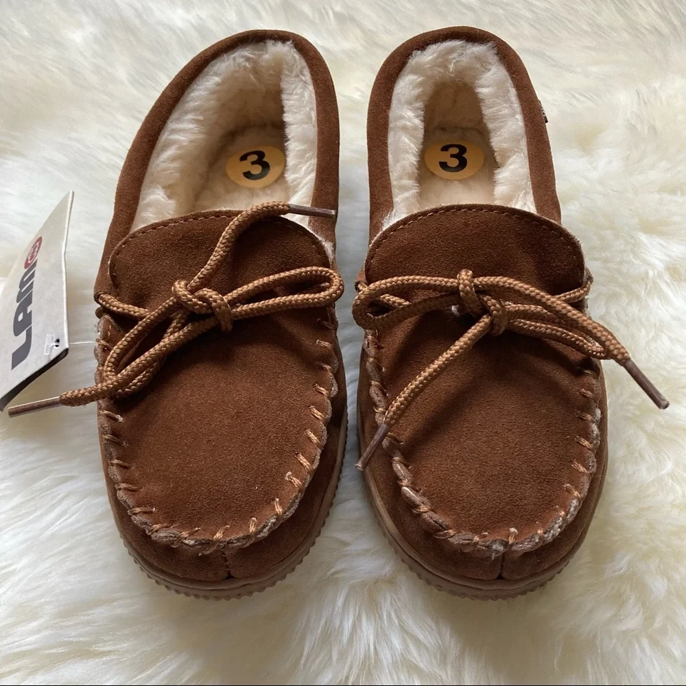 Lamo Kids Moccasins Size 3